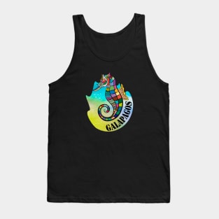 Hipocampo de Galapagos en colores Tank Top